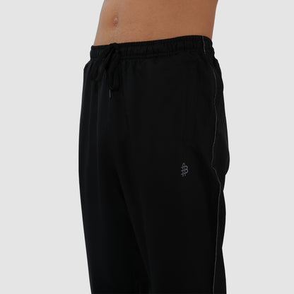 Bonjour Men’s Black Track Suit with Zip-Up Jacket