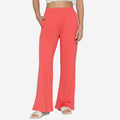 Women Flared Pants (Cherry)
