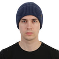 Men's Woolen Winter Cap (Lt.Navy)
