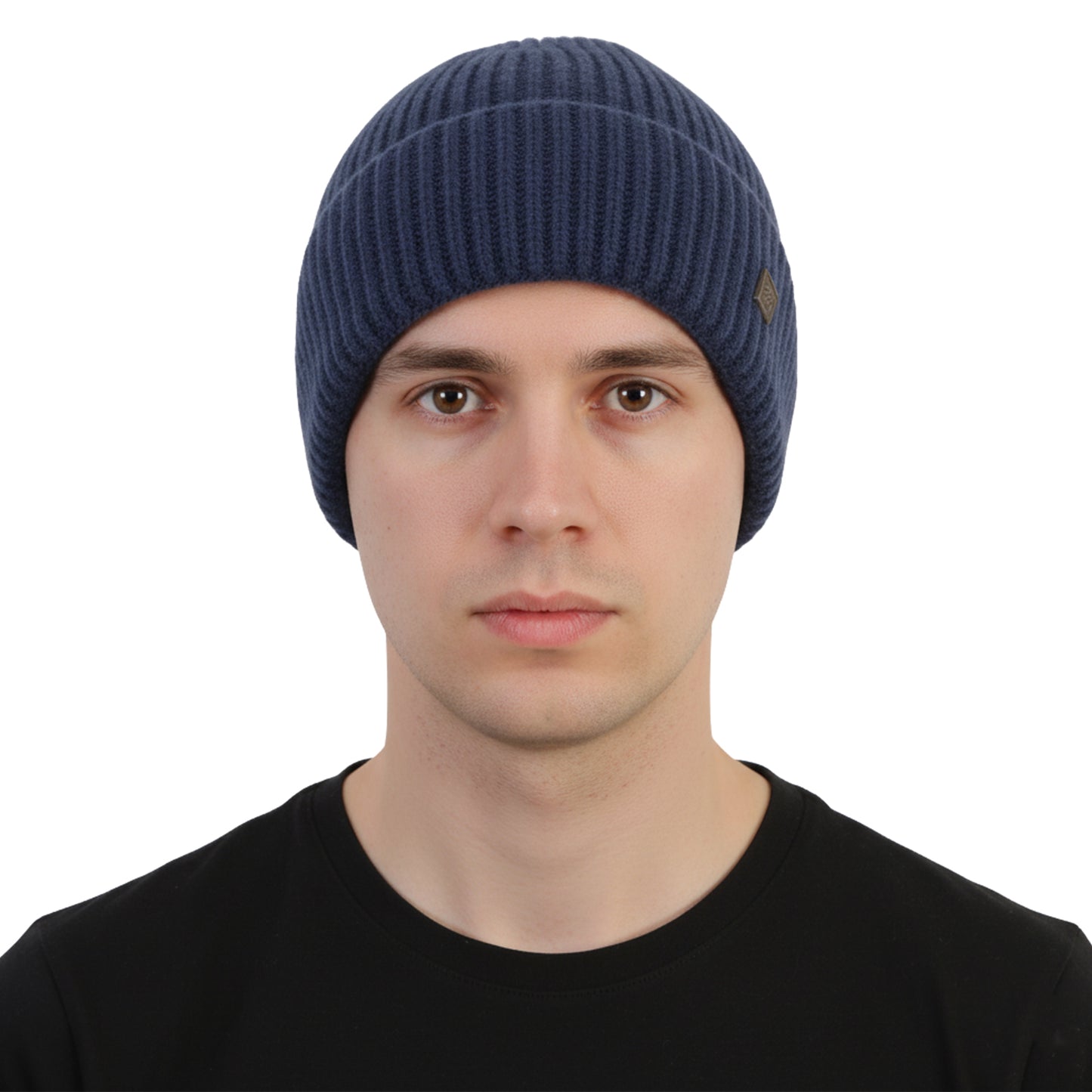 Men's Woolen Winter Cap (Lt.Navy)