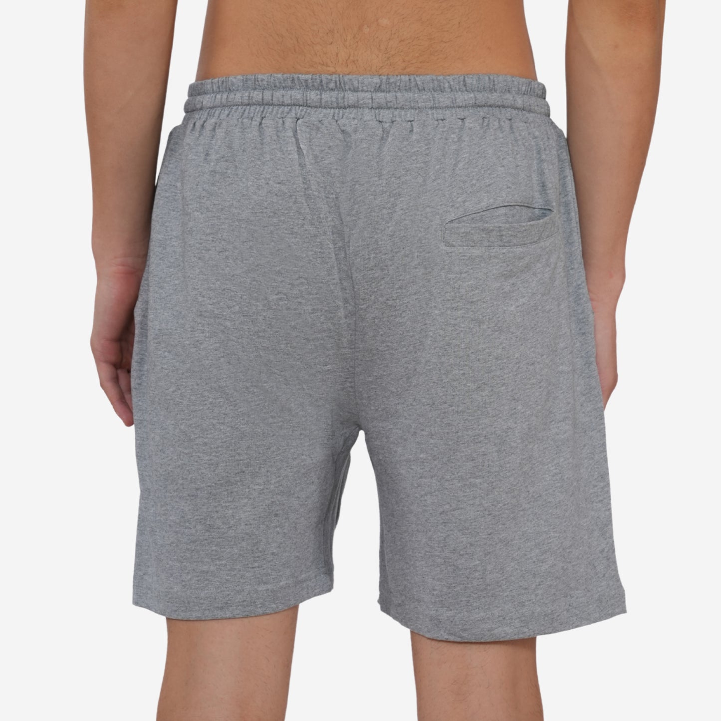 Men Cotton Regular Fit Lounge Shorts (Lt.Grey)