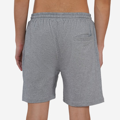 Men Cotton Regular Fit Lounge Shorts (Lt.Grey)