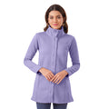 Women Winter High Neck Long Coat (Lavender)