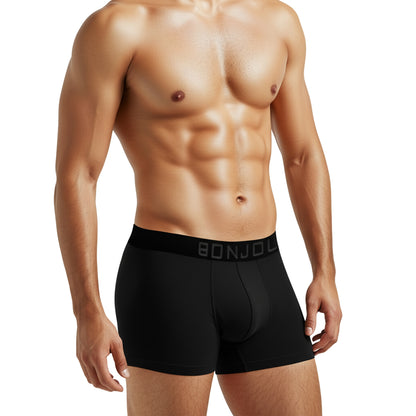 Men’s Bamboo Trunk Black– Ultra Soft, Odour Free (Pack of 1)