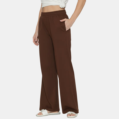 Women Flared Pants (Chocolate)
