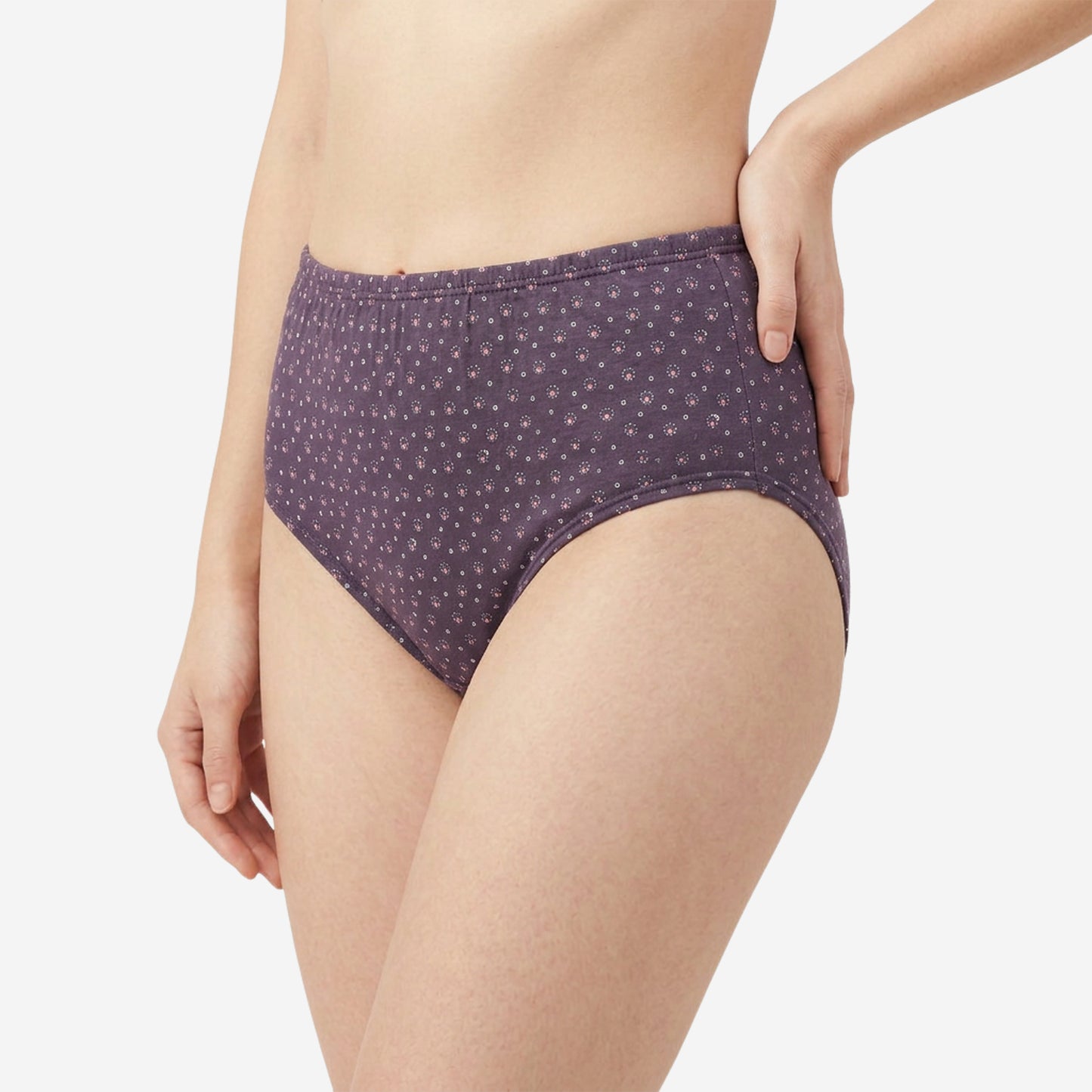 Women's Cotton Mid-Waist Full Coverage Printed Hipster Panties - (Pack of 3)
