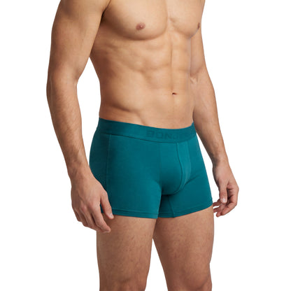 Men’s Prussian Blue Micro Modal Seamless Trunks with Boncel Technology