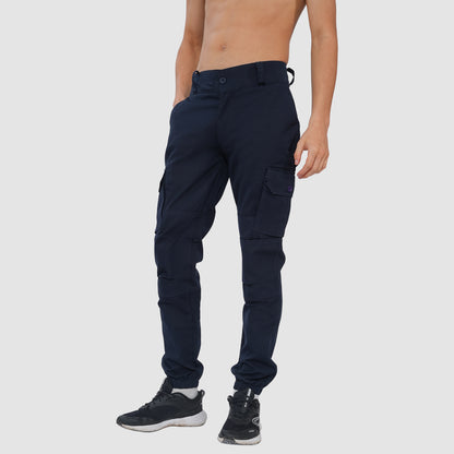 Men's Premium Cotton Cargo Pants (Navy)