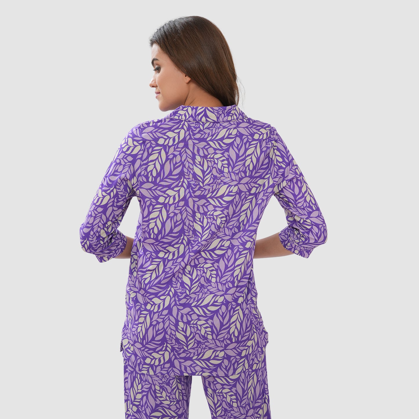 Bonjour Women's Floral Print Cotton Lounge Wear Set