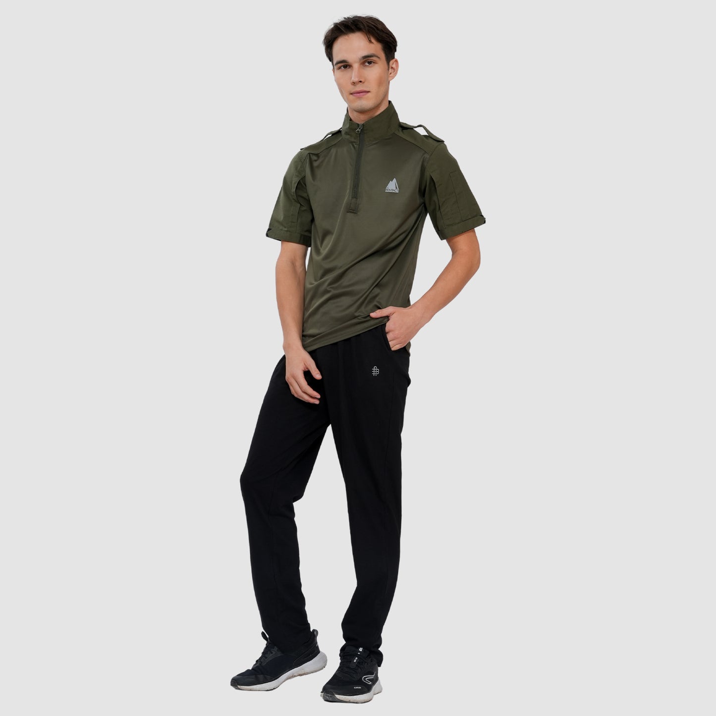 Men’s Polo Half Sleeve Tactical T-Shirt – Olive