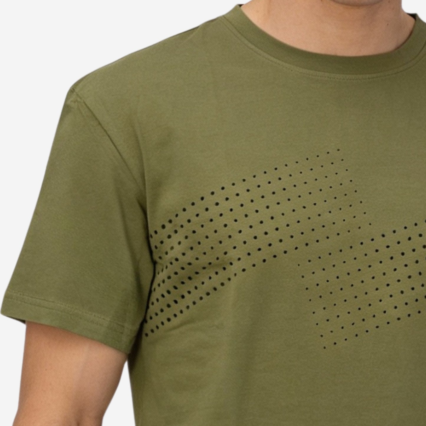 Men’s Printed Round‑Neck T‑Shirt (Grass Hopper)