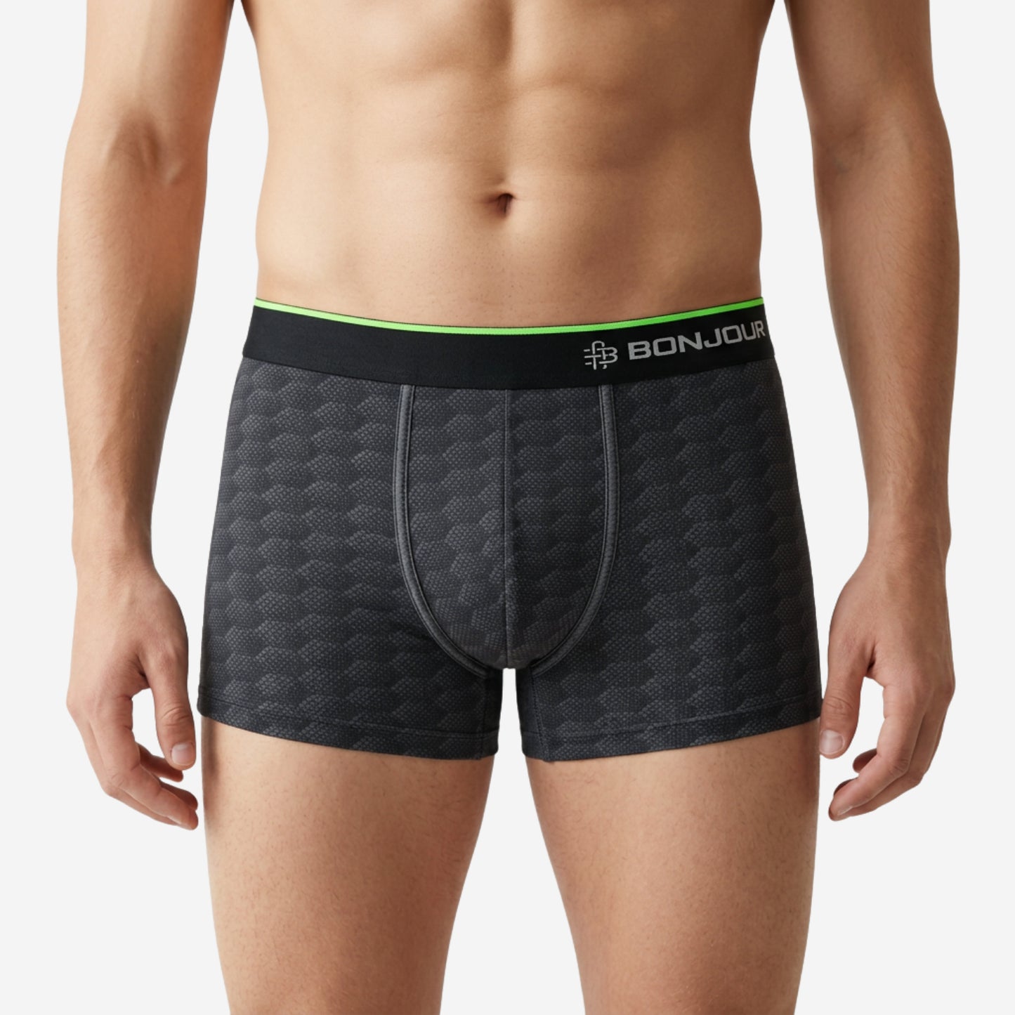 Men's Multicolor Supersoft Printed Modal Cotton Trunks - Single Pack | Grey