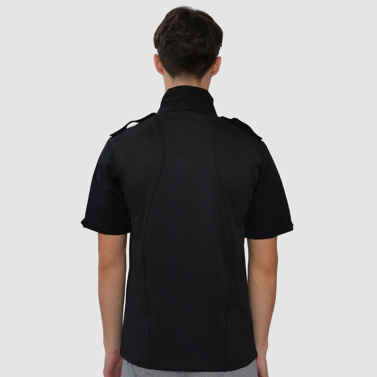 Men’s Polo Half Sleeve Tactical T-Shirt – Black