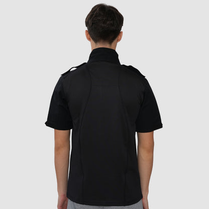 Men’s Polo Half Sleeve Tactical T-Shirt – Black