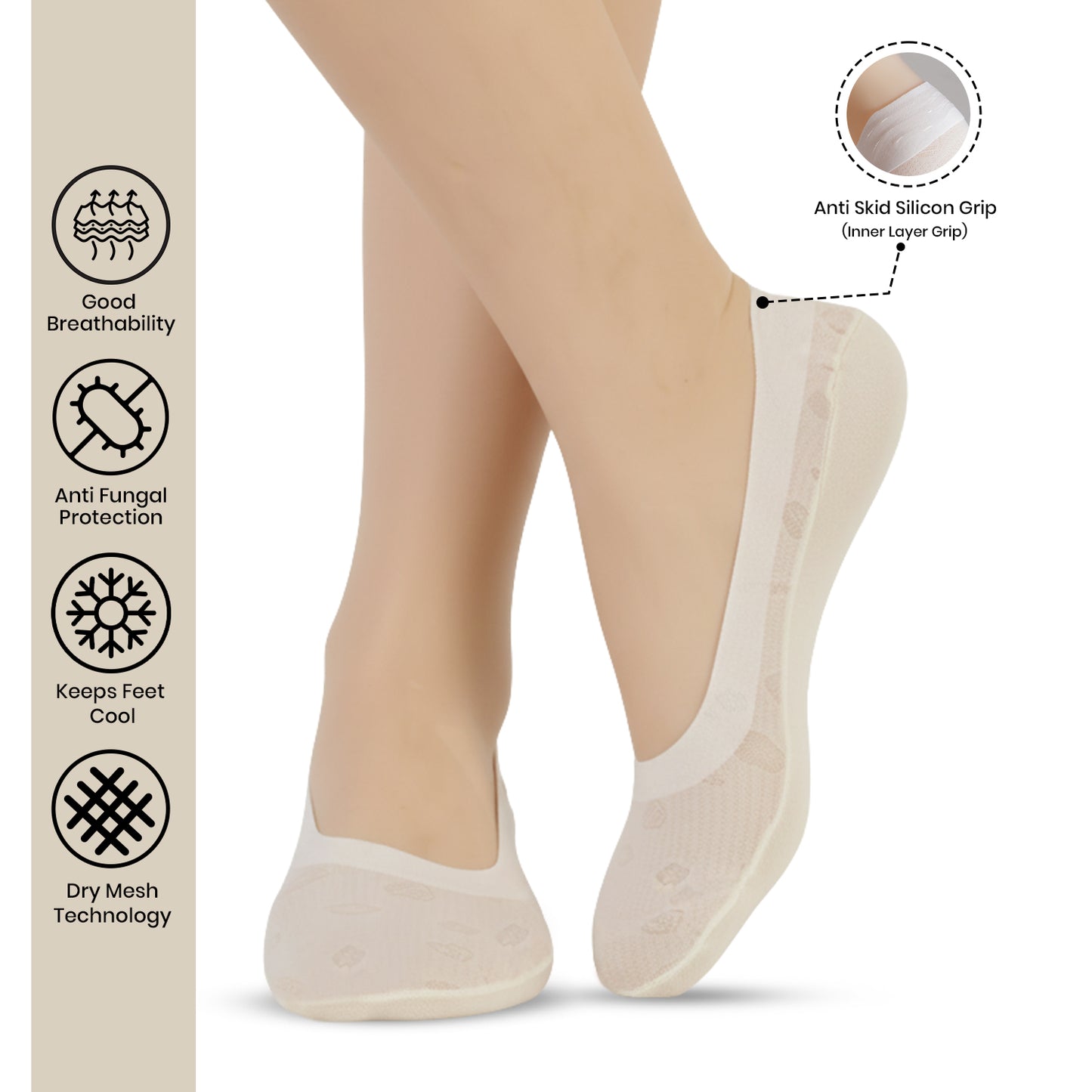 Women’s Low-Cut Ankle Socks (Pack of 3)