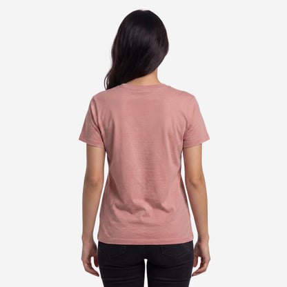 Bonjour Women’s  Round Neck Cotton Printed T-Shirt |  Half Sleeve Regular Fit Comfortable Tee