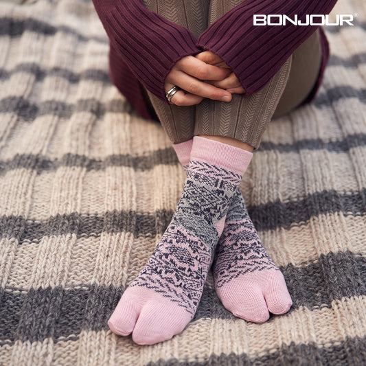Woolen Ankle thumb Socks for Women- Pack of 4