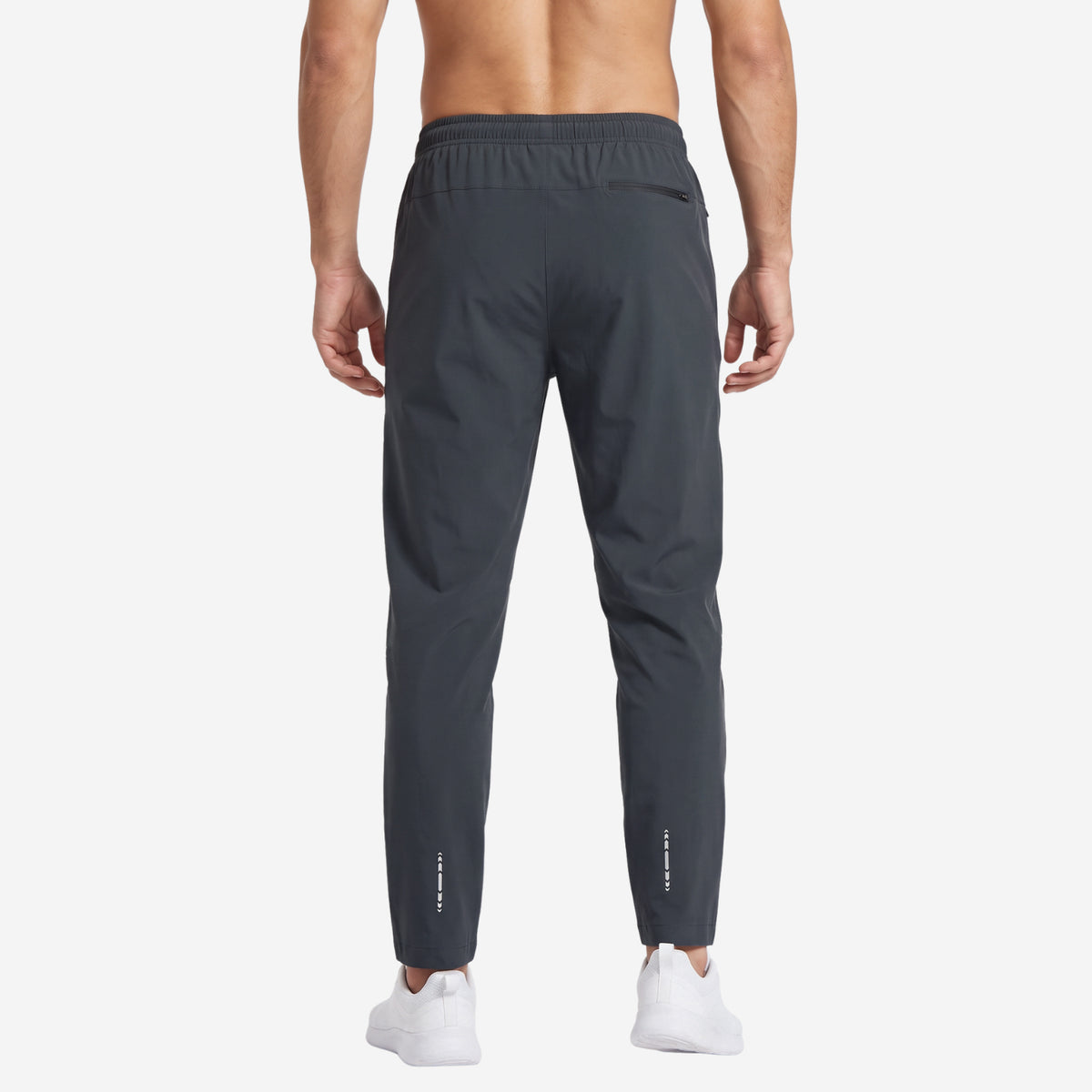Men’s Classic Regular Fit Straight Track Pants (Grey)