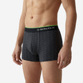 Men's Multicolor Supersoft Printed Modal Cotton Trunks - Single Pack | Grey