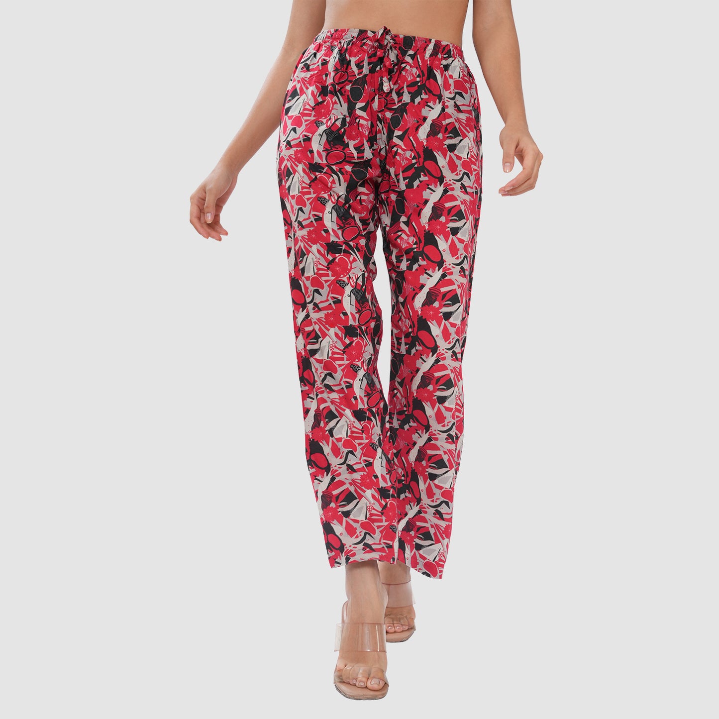 Bonjour Women's Floral Print Cotton Lounge Wear Set