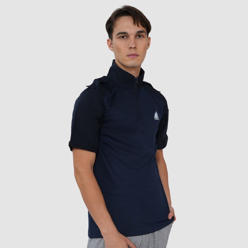 Men’s Polo Half Sleeve Tactical T-Shirt – Navy