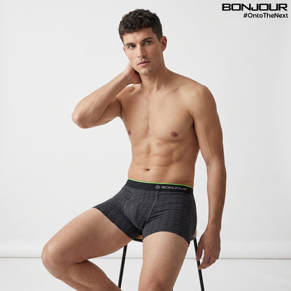 Men's Multicolor Supersoft Printed Modal Cotton Trunks - Single Pack | Grey