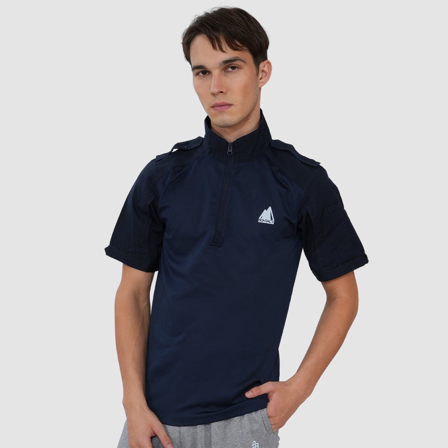 Men’s Polo Half Sleeve Tactical T-Shirt – Navy
