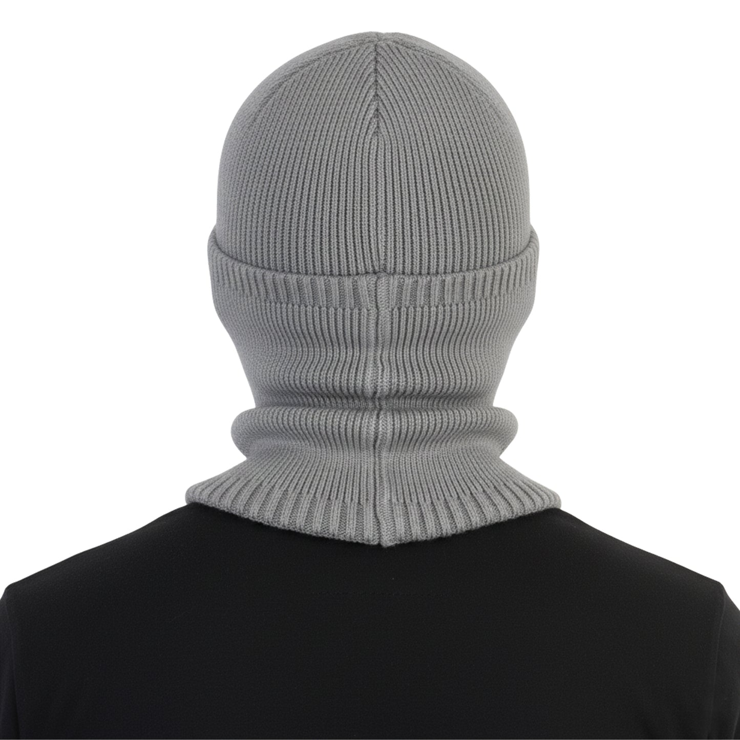 Men's Winter Cap With Neck Warmer (Grey)