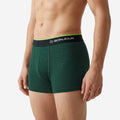 Men's Multicolor Supersoft Printed Modal Cotton Trunks - Single Pack | Bottle Green