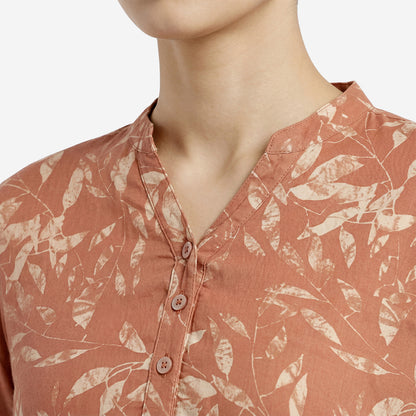 Mud Women Floral Printed Short Kurti – Stylish & Comfortable (Pack of 1)