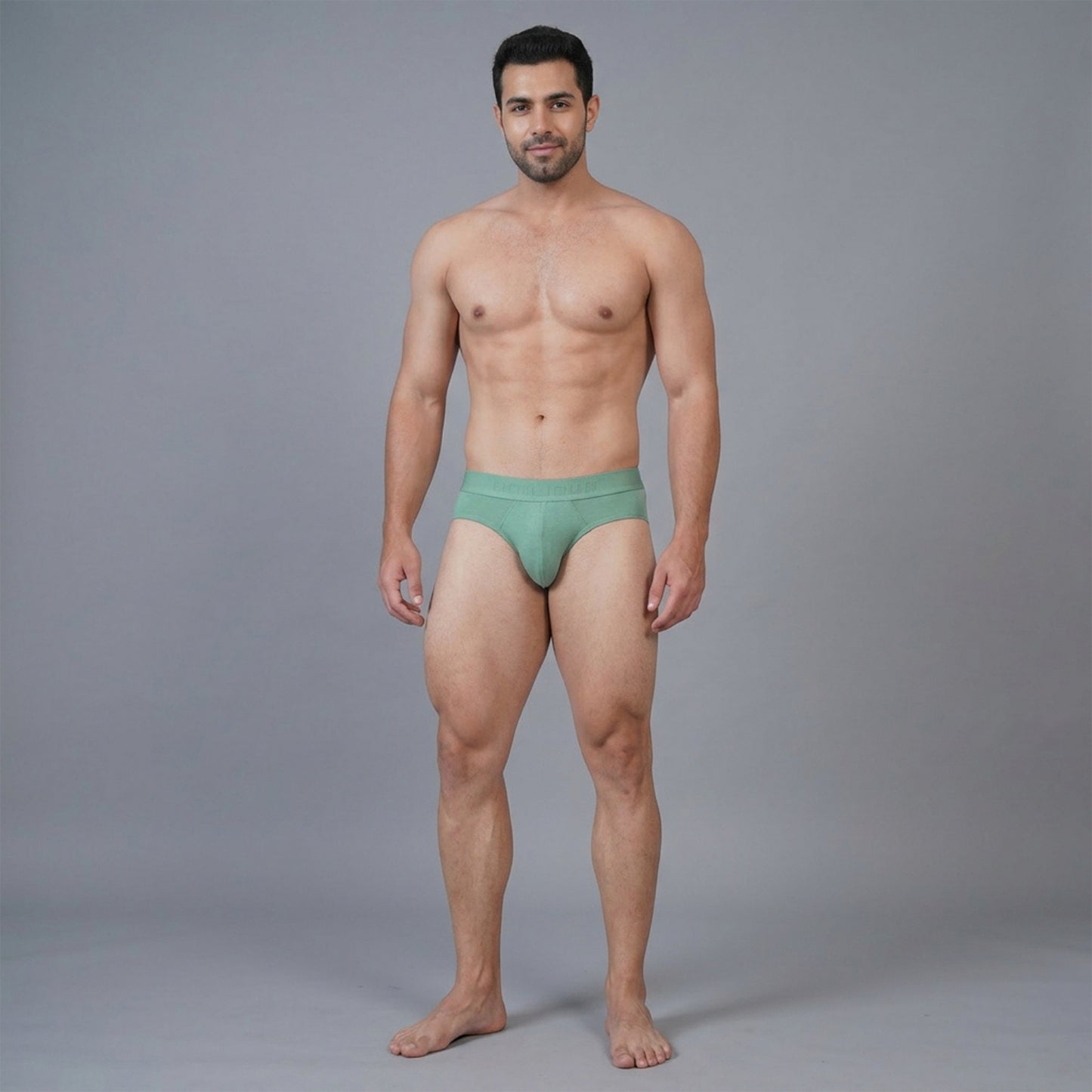 Men’s Bamboo Brief – Ultra Soft, Odour Free Sage Green (Pack of 1)