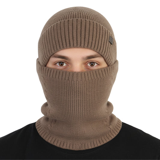 Men's Winter Cap With Neck Warmer (Mouse)