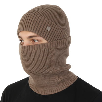 Men's Winter Cap With Neck Warmer (Mouse)