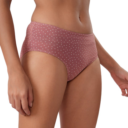 Women's Cotton & Lycra Briefs Hipster Panties (Pack of 3)