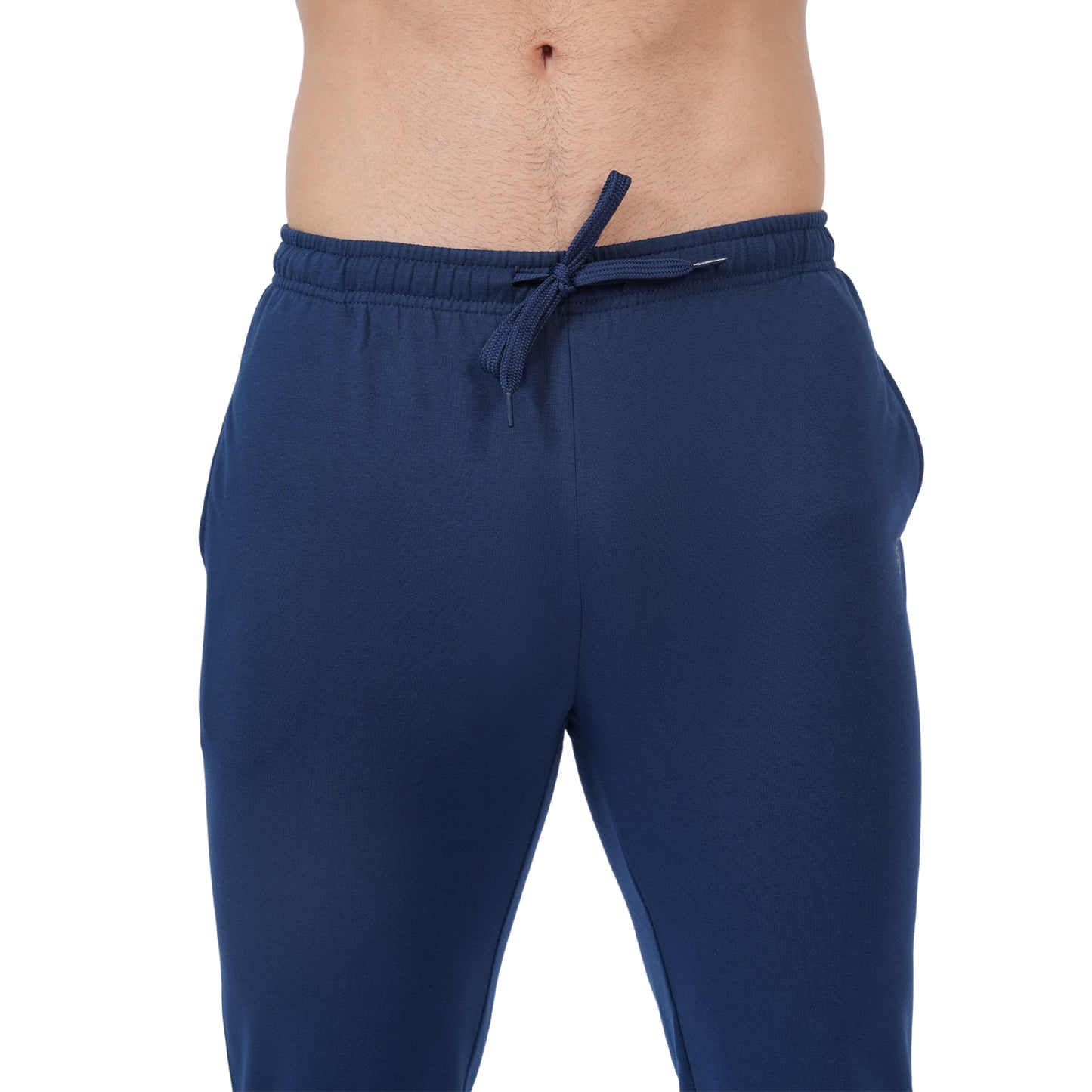 Men's Cotton Blend Solid Co-ord Set Winter Wear (Navy)