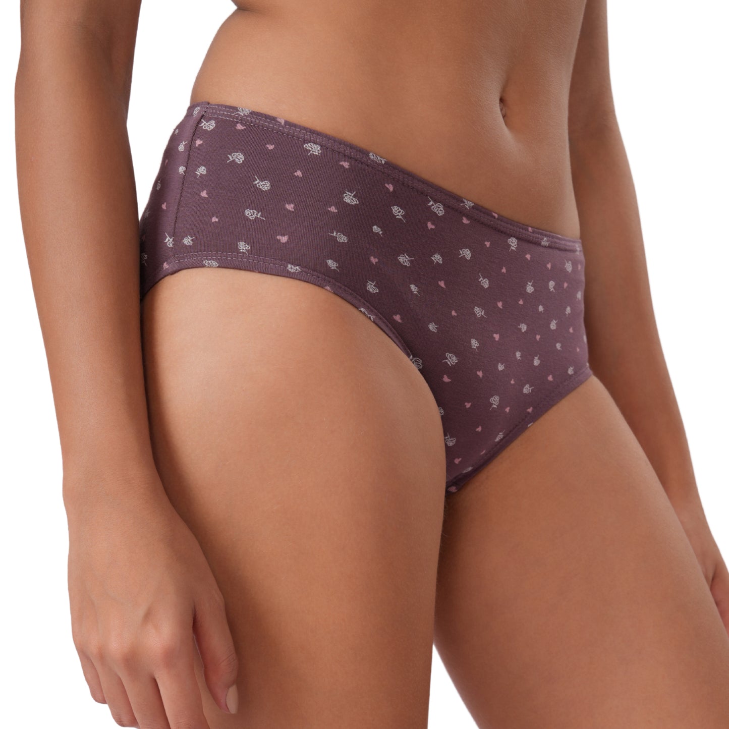 Women's Cotton & Lycra Briefs Hipster Panties (Pack of 3)