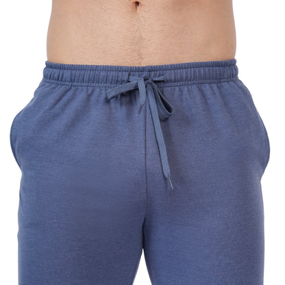 Men's Cotton Blend Solid Co-ord Set Winter Wear (Lt. Navy)