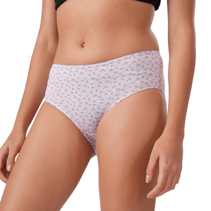 Women's Cotton & Lycra Briefs Hipster Panties (Pack of 3)