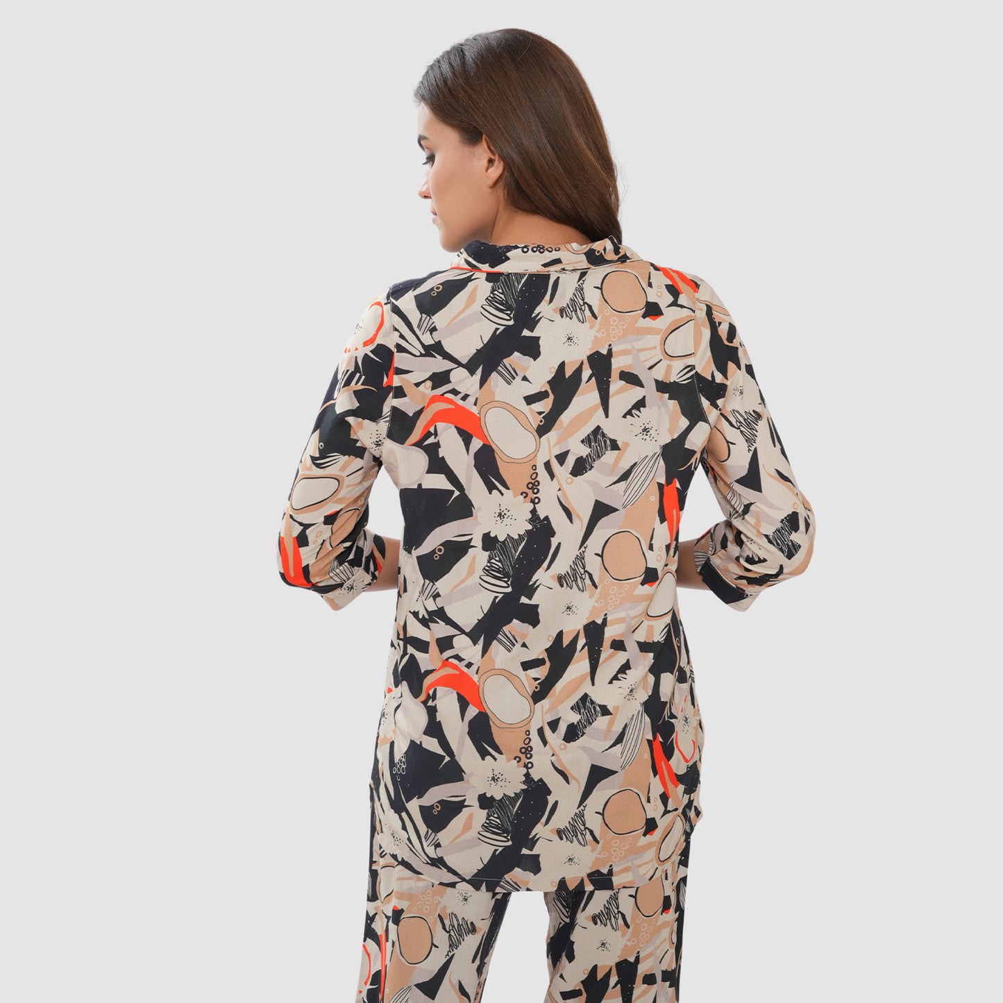 Bonjour Women's Floral Print Cotton Lounge Wear Set