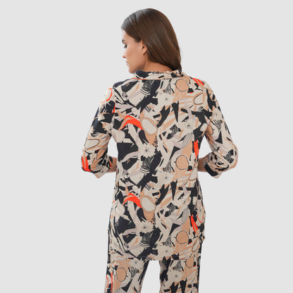 Bonjour Women's Floral Print Cotton Lounge Wear Set