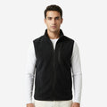Men’s Black Sleeveless Polar Jacket (Pack of 1)
