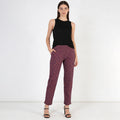 Women Printed Relaxed-Fit Lower - Purple