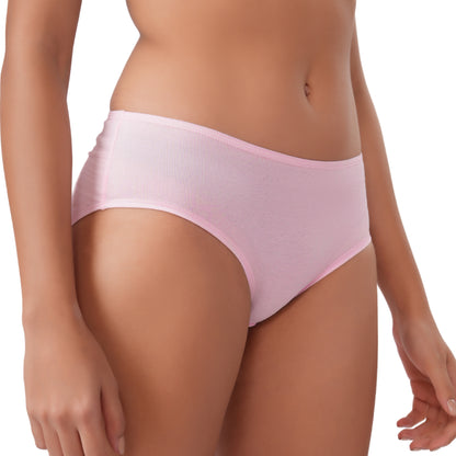 Women's Cotton & Lycra Briefs Hipster Panties (Pack of 3)