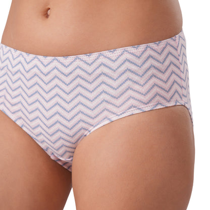 Women's Cotton & Lycra Briefs Hipster Panties (Pack of 3)