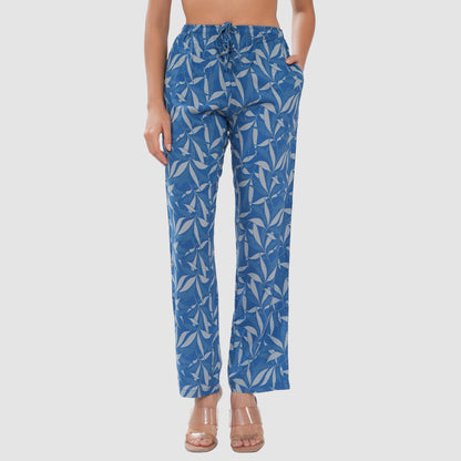 Bonjour Women's Floral Print Cotton Lounge Wear Set