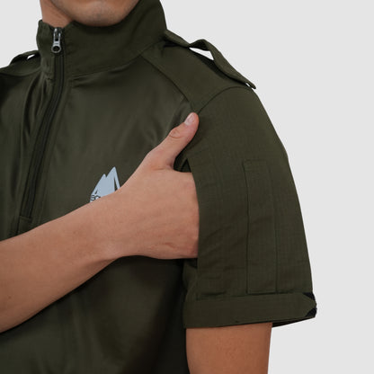 Men’s Polo Half Sleeve Tactical T-Shirt – Olive