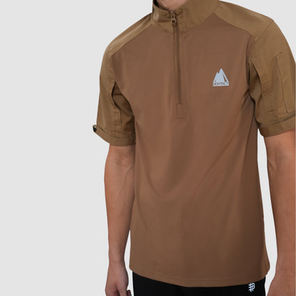 Men’s Polo Half Sleeve Tactical T-Shirt – Khaki