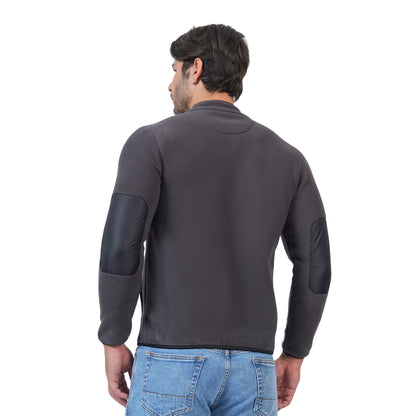 Men’s Full Zip Winter Sweatshirt Jacket (Dk.Grey)