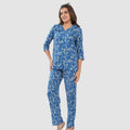 Bonjour Women's Floral Print Cotton Lounge Wear Set