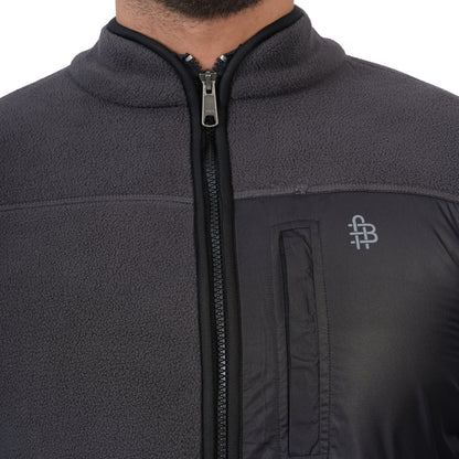 Men’s Full Zip Winter Sweatshirt Jacket (Dk.Grey)